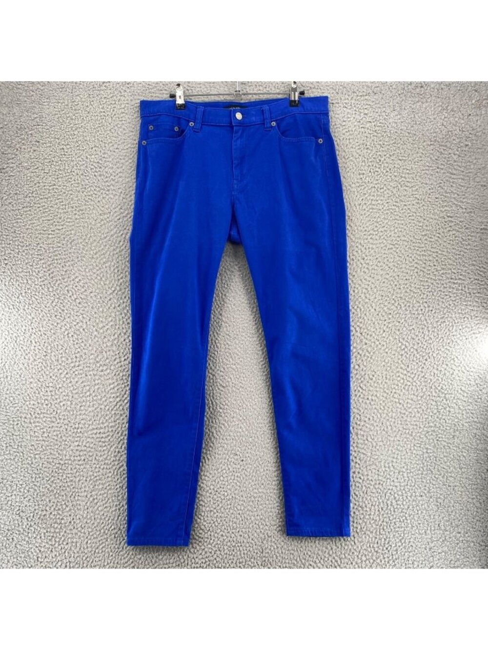 Banana Republic Jeans 10 Blue Sateen Skinny Ankle Surf The Web Stretch Pockets